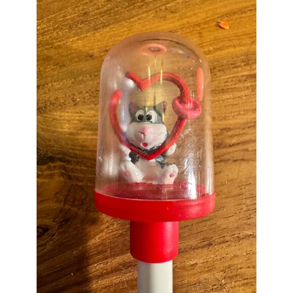 Vintage 1990 Snow Globe Game Pencil - Unique Collectible - Picture 2 of 6